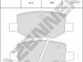 Brake pads DBP1510_4