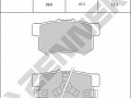 Brake pads DBP0836_4