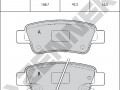 Brake pads DBP1110_4