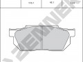 Brake pads DBP0957_4