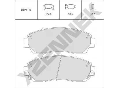 Brake pads DBP1113