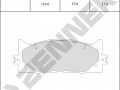 Brake pads DBP0809_4