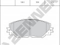 Brake pads DBP0313_4