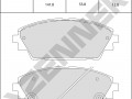 Brake pads DBP0859_4