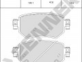 Brake pads DBP0867_4