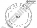 Drum brake shoes DBS0019_4