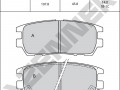 Brake pads DBP0016_4