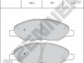 Brake pads DBP0519_4