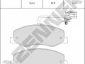 Brake pads DBP0324_4