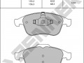 Brake pads DBP0575_4