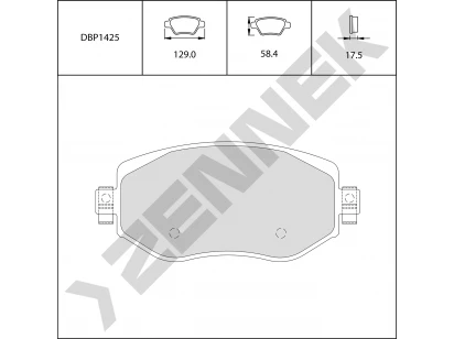 Brake pads DBP1425
