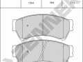 Brake pads DBP1144_4