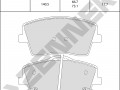 Brake pads DBP1593_4