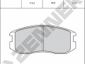 Brake pads DBP0012_4