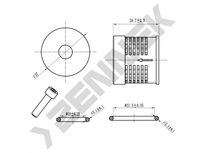 HALDEX Clutch Filters DFH0009