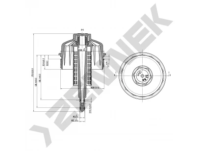 Oil filter housing cover DOC0001