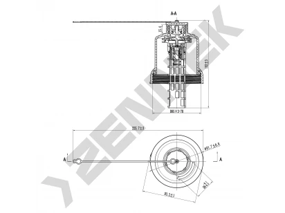Oil filter housing cover DOC0007