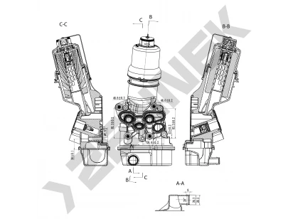 Oil filter housing cover DOC0008