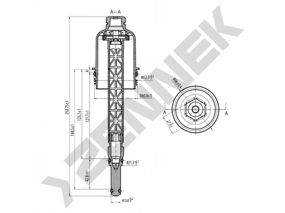 Oil filter housing cover DOC0015