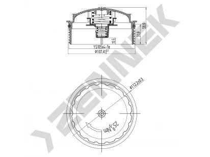 Oil filter housing cover DOC0016