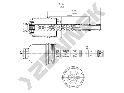 Oil filter housing cover DOC0027