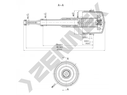 Oil filter housing cover DOC0028