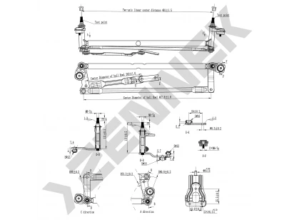 Wiper Linkage DWL0009