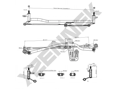 Wiper Linkage DWL0016