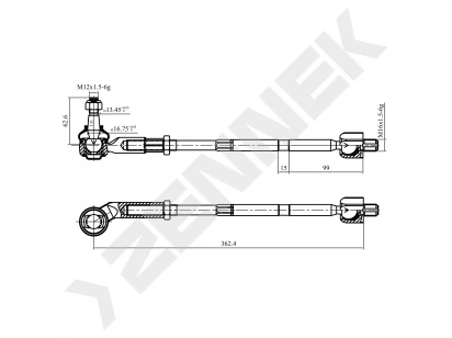 Tie rod DRA0001