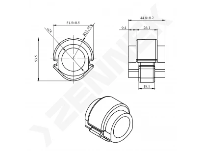 Stabilizer bushing DSR0039