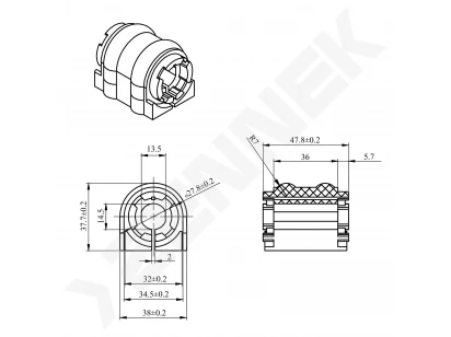 Stabilizer bushing DSR0001