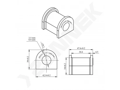 Stabilizer bushing DSR0029