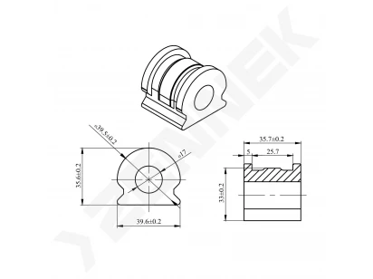Stabilizer bushing DSR0028