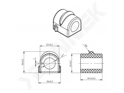 Stabilizer bushing DSR0035