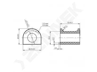 Stabilizer bushing DSR0005