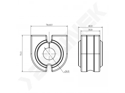 Stabilizer bushing DSR0019