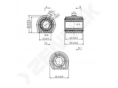 Stabilizer bushing DSR0007