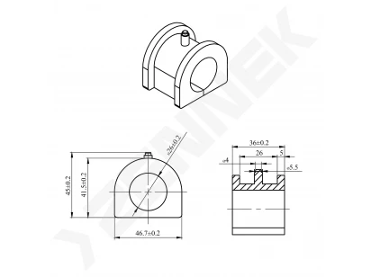 Stabilizer bushing DSR0025