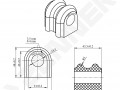 Stabilizer bushing DSR0012_4