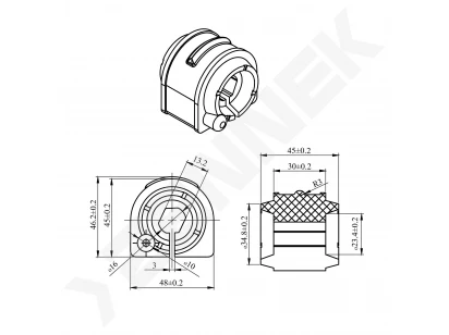 Stabilizer bushing DSR0049