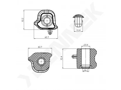 Stabilizer bushing DSR0008