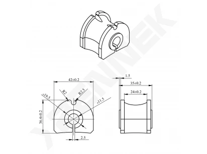 Stabilizer bushing DSR0014
