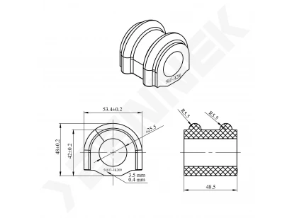 Stabilizer bushing DSR0022