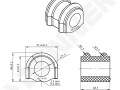 Stabilizer bushing DSR0022_4