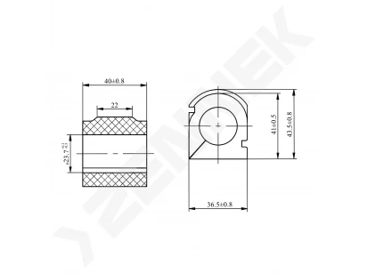 Stabilizer bushing DSR0034