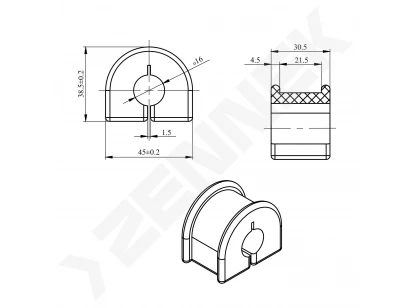 Stabilizer bushing DSR0021