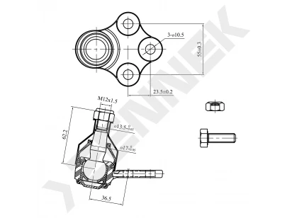 Ball joint DBJ0012