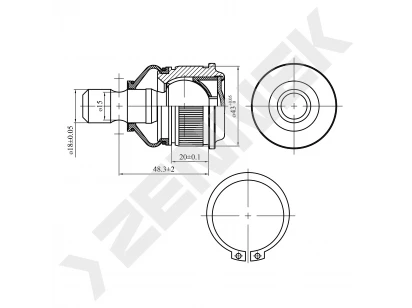 Ball joint DBJ0025