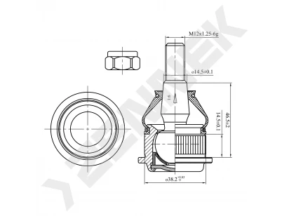 Ball joint DBJ0033