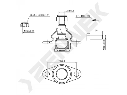 Ball joint DBJ0058